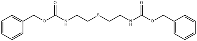 N,N'-(Thiobisethylene)biscarbamic acid dibenzyl ester Structure