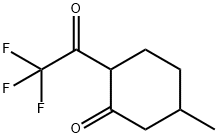 Cyclohexanone, 5-methyl-2-(trifluoroacetyl)- (9CI) 化学構造式