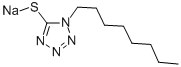 1-Octyl-5-mercaptotetrazolesodiumsalt,266310-25-2,结构式