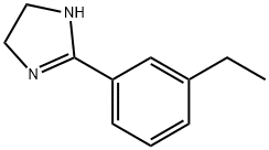1H-Imidazole,  2-(3-ethylphenyl)-4,5-dihydro- Structure