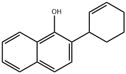 2-(cyclohex-2-enyl)naphthalen-1-ol Struktur