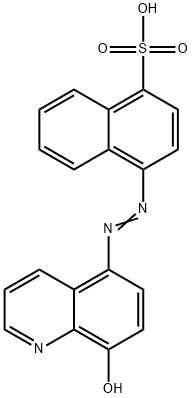 4-(8-HYDROXY-5-QUINOLYLAZO)-1-나프탈렌술폰산