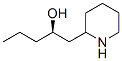(R)-1-[(2R)-2β-Piperidinyl]-2-pentanol Struktur