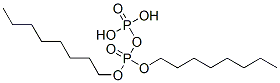 dioctyl dihydrogen diphosphate  Struktur