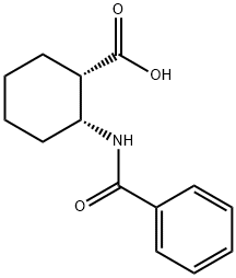 (+)-CIS-2-BENZAMIDOCYCLOHEXANECARBOXYLIC ACID Struktur