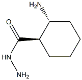 Cyclohexanecarboxylic  acid,  2-amino-,  hydrazide,  (1R,2R)-(-)-  (8CI) 化学構造式