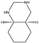 [4aR,8aR,(+)]-Decahydroquinazoline 结构式
