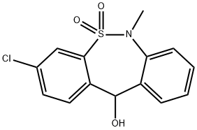 3-Chloro-6,11-dihydro-6-methyldibenzo[c,f][1,2]thiazepin-11-ol 5,5-dioxide|3-氯-6,11-二氢-6-甲基二苯并[c,f][1,2]硫氮杂卓-11-醇 5,5-二氧化物