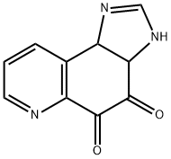 1H-Imidazo[4,5-f]quinoline-4,5-dione, 3a,9b-dihydro- (9CI) Struktur