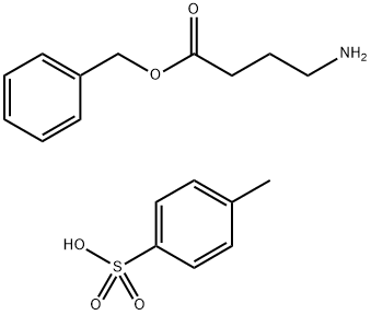 4-氨基丁酸苄酯对甲苯磺酸盐,26727-22-0,结构式