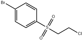 sulfone,p-bromophenyl2-chloroethyl Structure