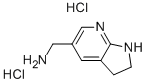 (2,3-DIHYDRO-1H-PYRROLO[2,3-B]PYRIDIN-5-YL)METHANAMINE DIHYDROCHLORIDE 结构式