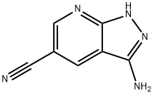 3-氨基-1H-吡唑并[3,4-B]吡啶-5-腈 结构式