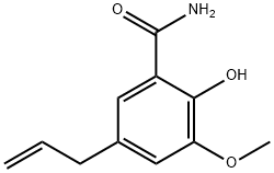 5-Allyl-2-hydroxy-m-anisamide 结构式
