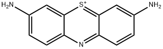 3,7-diaminophenothiazin-5-ium 结构式