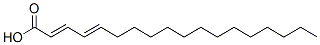 octadecadienoic acid,26764-25-0,结构式