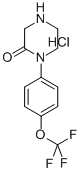 1-(4-(トリフルオロメトキシ)フェニル)ピペラジン-2-オン塩酸塩 化学構造式