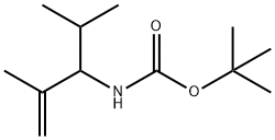 Carbamic acid, [2-methyl-1-(1-methylethyl)-2-propenyl]-, 1,1-dimethylethyl Structure