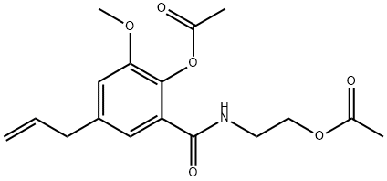 26771-61-9 5-Allyl-2-hydroxy-N-(2-hydroxyethyl)-m-anisamide diacetate