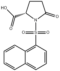 1-(naphthylsulphonyl)-5-oxo-L-proline,26774-80-1,结构式