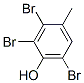 2,3,6-Tribromo-4-Methylphenol Struktur