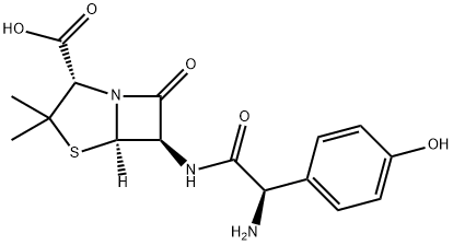 阿莫西林, 26787-78-0, 结构式