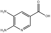 5,6-二氨基-3-吡啶羧酸 结构式