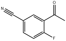 5'-氰基-2'-氟苯乙酮,267875-54-7,结构式