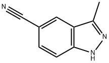 1H-Indazole-5-carbonitrile,  3-methyl- Struktur