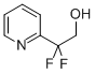 2,2-ジフルオロ-2-(ピリジン-2-イル)エタノール 化学構造式