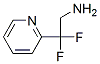 β,β-ジフルオロピリジン-2-エタンアミン 化学構造式