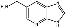 1H-Imidazo[4,5-b]pyridine-6-methanamine(9CI) 化学構造式