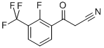 BENZENEPROPANENITRILE, 2-FLUORO-B-OXO-3-(TRIFLUOROMETHYL)- Struktur