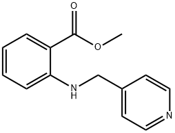 Methyl 2-[(pyridin-4-ylmethyl)amino]benzoate Struktur