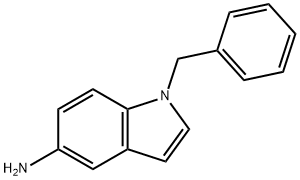1-苄基-1H-吲哚-5-甲胺,26807-73-8,结构式