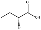 (R)-2-ブロモ酪酸 化学構造式