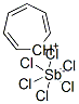 cycloheptatrienylium hexachloroantimonate(1-)  Structure