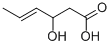 trans-3-Hydroxyhex-4-enoic acid, min. 95 % (1H-NMR), 26811-78-9, 结构式