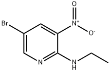 (5-BROMO-3-NITRO-PYRIDIN-2-YL)-ETHYL-AMINE Struktur