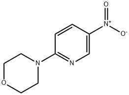 4-(5-ニトロピリジン-2-イル)モルホリン 化学構造式
