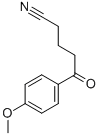 5-(4-METHOXYPHENYL)-5-OXOVALERONITRILE Struktur
