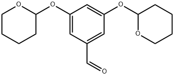 3,5-BIS[(TETRAHYDRO-2H-PYRAN-2-YL)OXY]-BENZALDEHYDE 结构式
