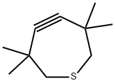 3,3,7,7-Tetramethyl-5-thiacycloheptyne,26825-18-3,结构式