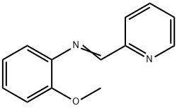 2-[[(2-Methoxyphenyl)imino]methyl]pyridine Structure