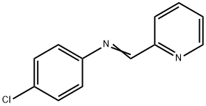 Benzenamine, 4-chloro-N-(2-pyridinylmethylene)- Structure