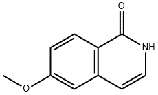 6-メトキシイソキノリン-1-オール 化学構造式