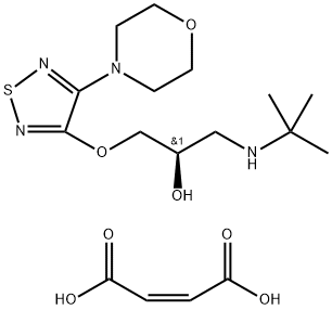 D-Timolol maleate Struktur