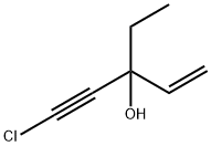 5-chloro-3-ethylpent-1-en-4-yn-3-ol,26839-80-5,结构式