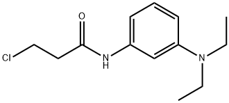 3-chloro-N-[3-(diethylamino)phenyl]propionamide ,26841-42-9,结构式