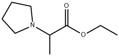 Ethyl 2-(pyrrolidyl)propionate Structure